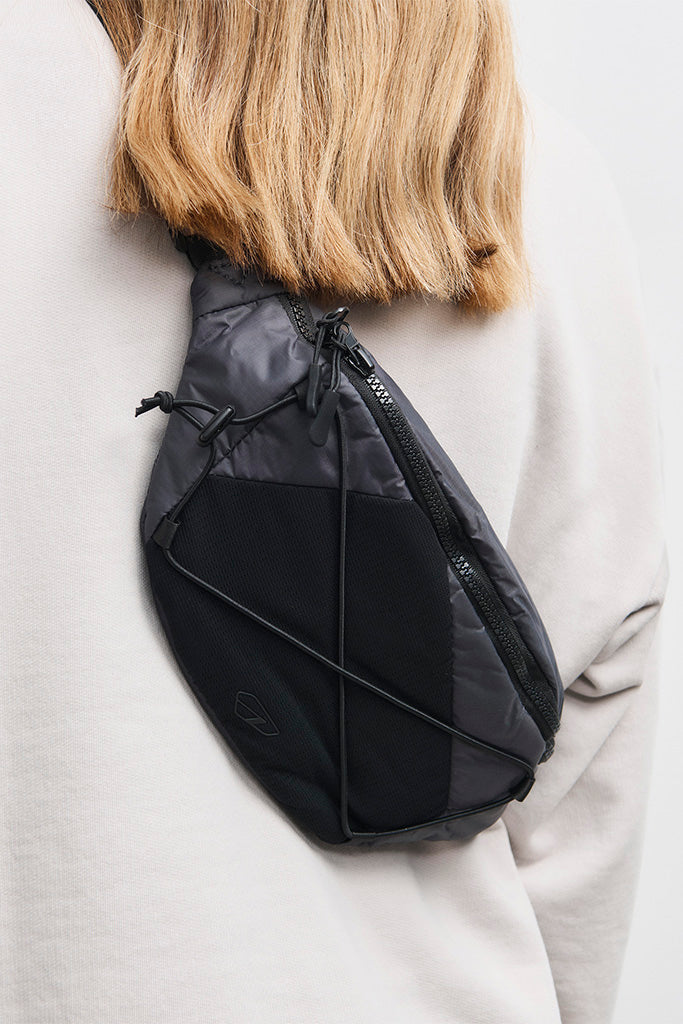 ARKK Accessories ARKK Nylon Bumbag | Black Grey Bumbag